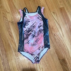 Justice girls size 14 gymnastics leotard